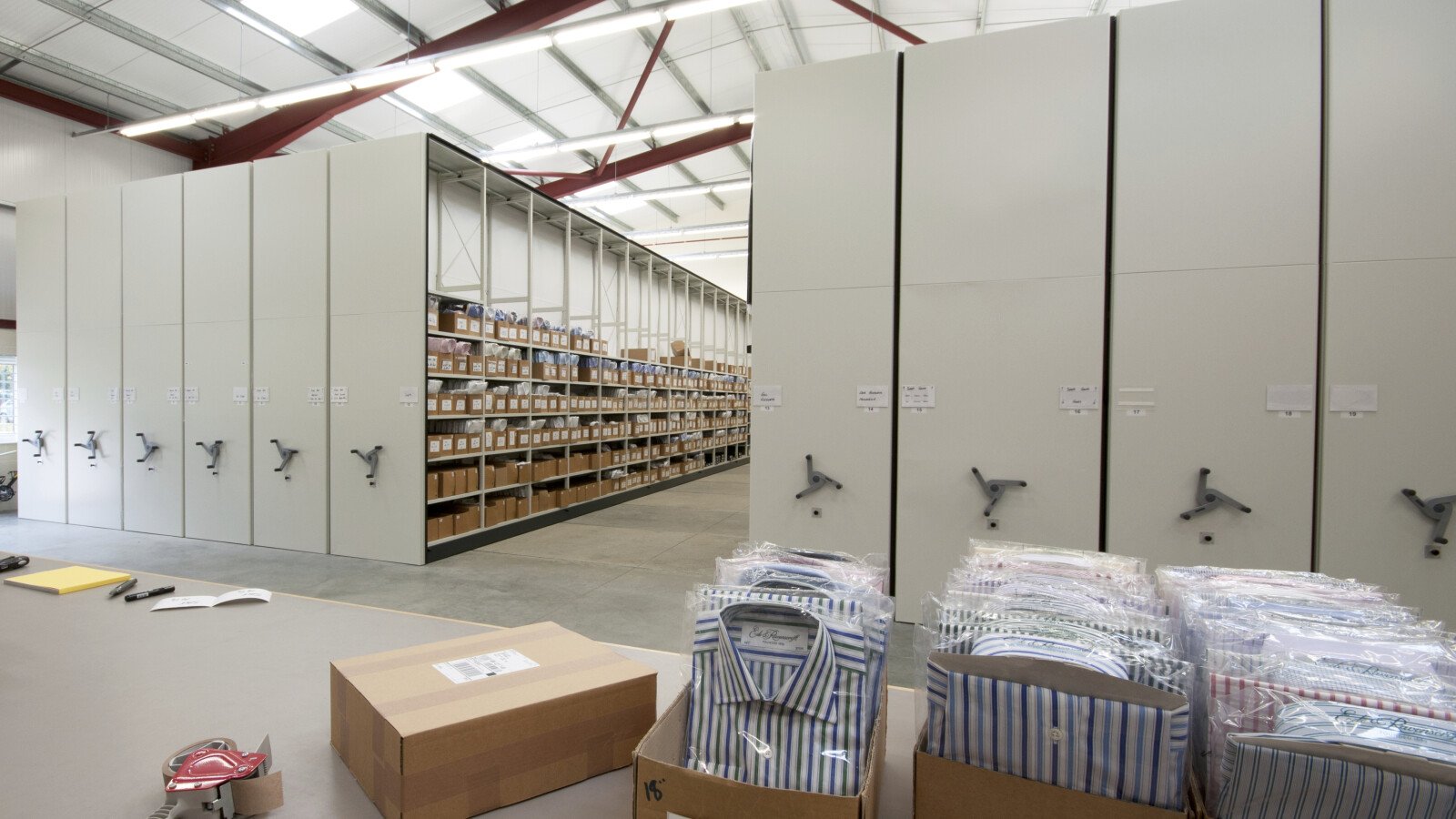moving storage shelves