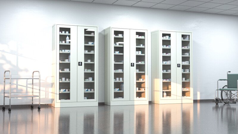 The 561-cabinet is a fine example of versatile storage. It provides safe storage for materials such as artefacts, medical equipment, and retail goods, among others; the 561-cabinet is our storage chameleon.