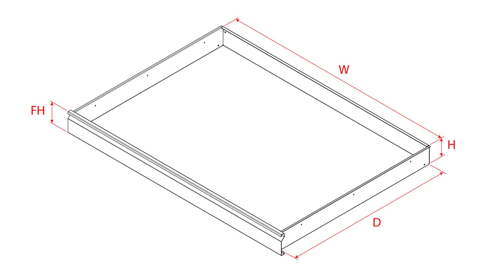 drawer dimensions