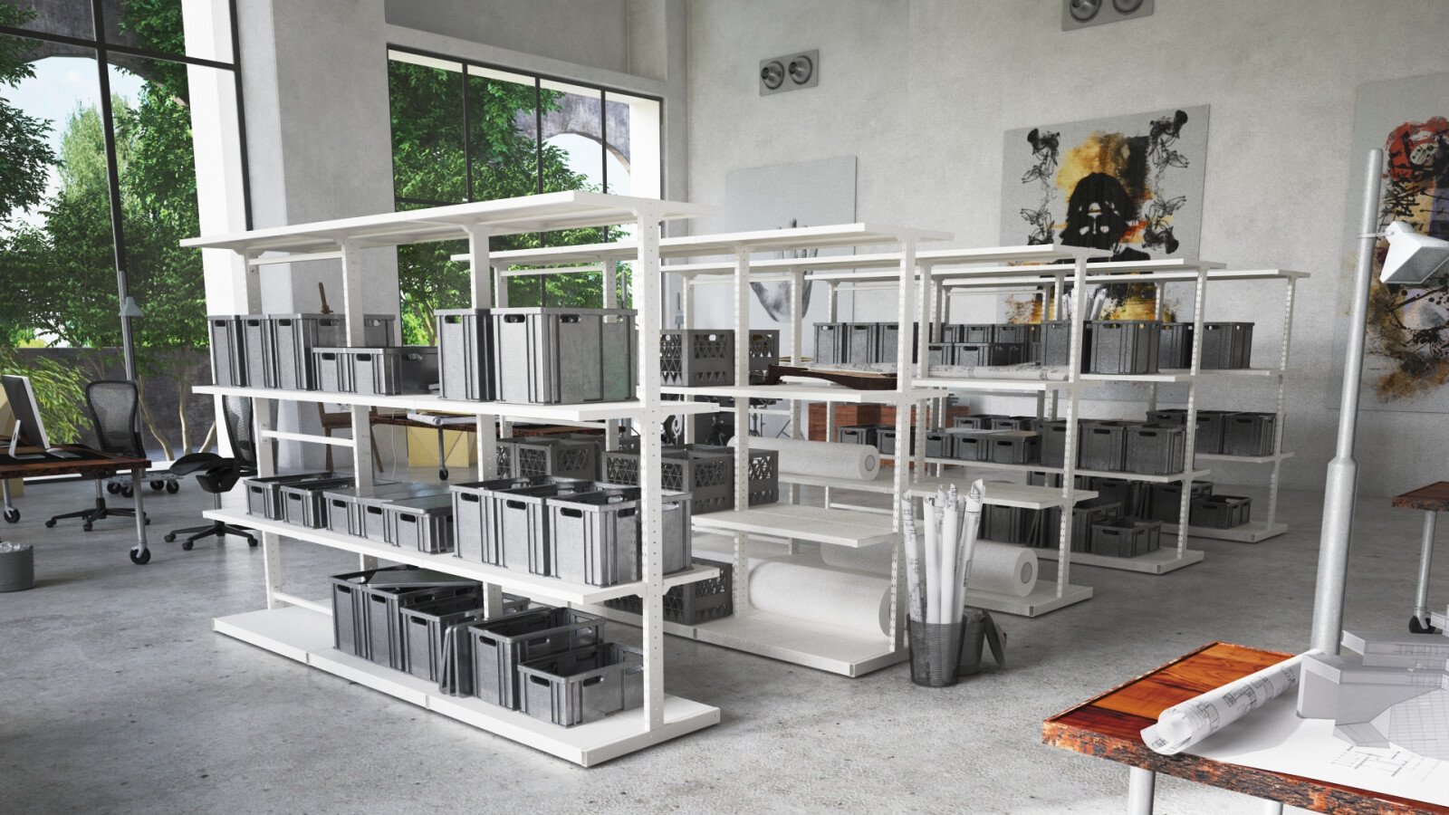 Syswo System Sysco® Rayonnage - Bruynzeel Storage Systems