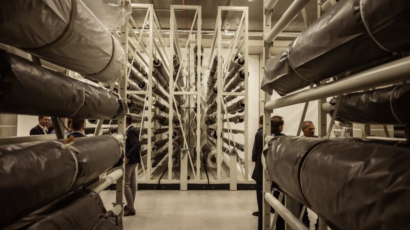 Carpet rolls museum