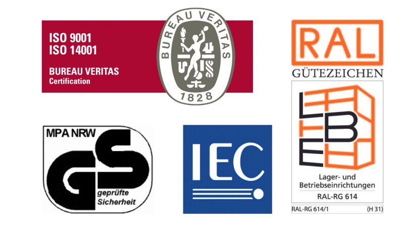 Produkt och kvalitetsrelaterade certifieringar 