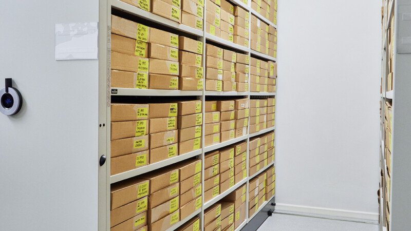 The Paul Smith Archive Electronic Racking