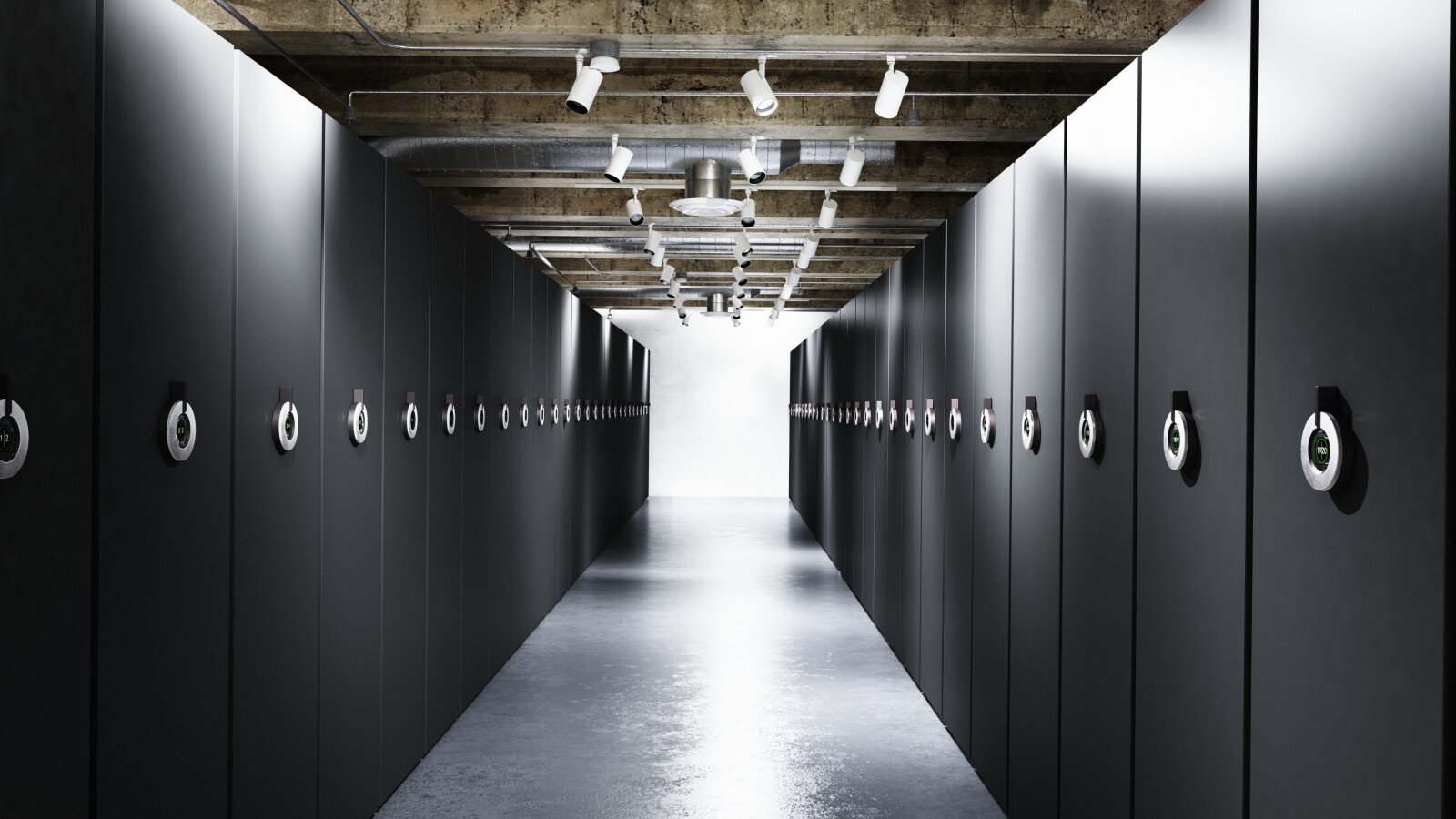 Roller shelving