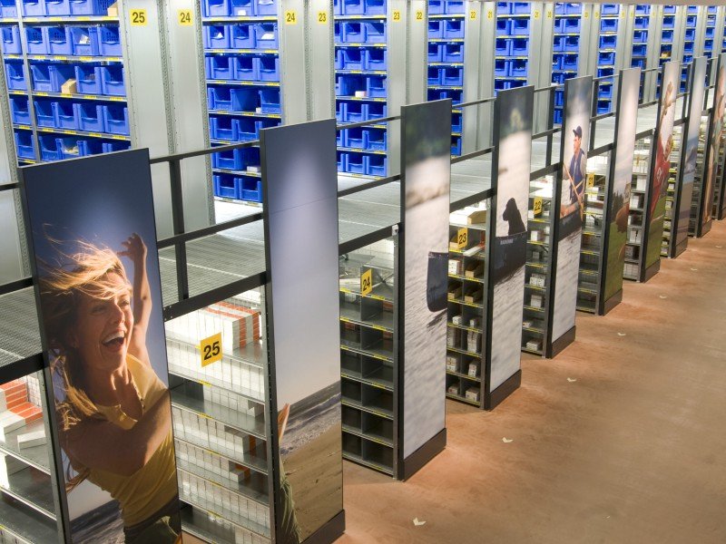 Warehouse shelving