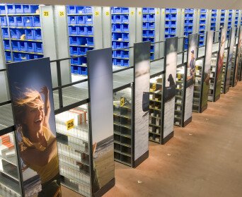 Warehouse shelving